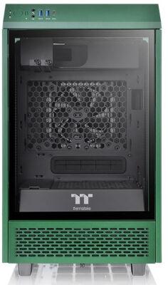 ������ Thermaltake The Tower 100 Racing Green ��� �� miniITX 1x120mm 3x140mm 2xUSB3.0 audio bott PSU