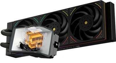 ������� �������� ���������� Thermalright Wonder Vision 360 UB ARGB Soc-AM5/AM4/1200/1700/1851 ������ 4-pin 27dB Al LCD Ret (W-VISION-UB-360-BL-ARGB)