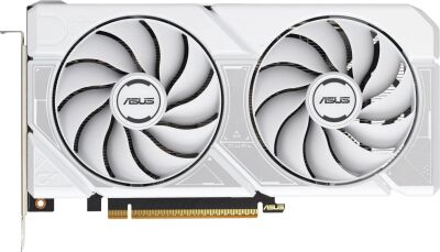 ���������� Asus PCI-E 5.0 DUAL-RTX5060-O8G-WHITE NVIDIA GeForce RTX 5060 8Gb 128bit GDDR7 2535/28000 HDMIx1 DPx3 HDCP Ret