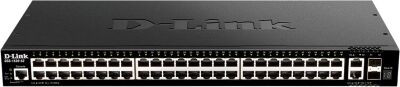 ���������� D-Link DGS-1520-52/A1A (L3) 48x1����/� 2x10����/� 2x�����(10GBase-T/SFP+) 2SFP+ �����������