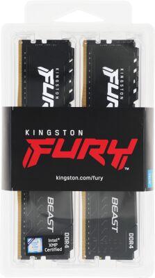 ������ DDR4 4x8GB 3600MHz Kingston KF436C17BBK4/32 Fury Beast Black RTL Gaming PC4-28800 CL17 DIMM 288-pin 1.35� kit single rank � ���������� Ret