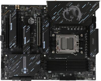����������� ����� MSI X870E GAMING PLUS WIFI Socket AM5 AMD X870E 4xDDR5 ATX AC`97 8ch(7.1) 5Gigabit RAID+HDMI