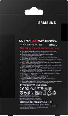 ���������� SSD Samsung PCIe 4.0 x4 2TB MZ-V9P2T0CW 990 Pro M.2 2280