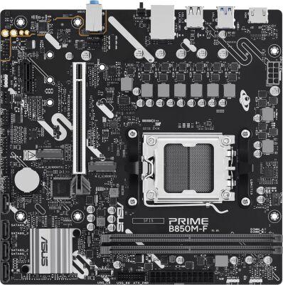 ����������� ����� Asus PRIME B850M-F Socket AM5 AMD B850 2xDDR5 mATX AC`97 8ch(7.1) GbLAN RAID+VGA+HDMI