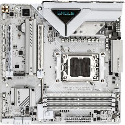 ����������� ����� Gigabyte B850M EAGLE WIFI6E ICE Socket AM5 AMD B850 4xDDR5 mATX AC`97 8ch(7.1) 2.5Gg RAID+HDMI+DP