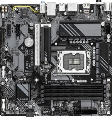 ����������� ����� Gigabyte B760M DS3H WIFI6E GEN5 Soc-1700 Intel B760 4xDDR5 mATX AC`97 8ch(7.1) 2.5Gg RAID+HDMI+DP