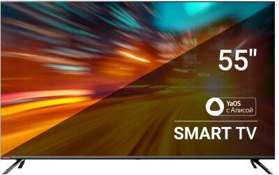 ��������� LED SunWind 55" SUN-LED55XU401 ������.�� Frameless ������ 4K Ultra HD 60Hz DVB-T DVB-T2 DVB-C DVB-S DVB-S2 USB WiFi Smart TV