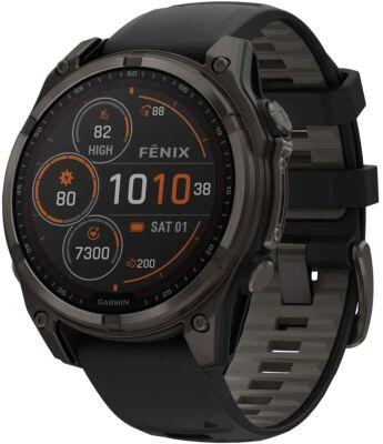 �����-���� Garmin Fenix 8 Solar 51�� 1.4" MIP ����.������ ���.������ (010-02907-11)
