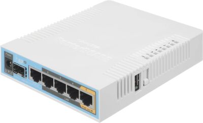 ������ ������������ MikroTik hAP ac (RB962UIGS-5HACT2HNT) AC1750 10/100/1000BASE-TX/SFP �����