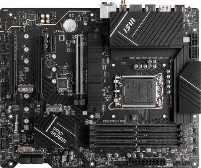 ����������� ����� MSI PRO Z790-P WIFI Soc-1700 Intel Z790 4xDDR5 ATX AC`97 8ch(7.1) 2.5Gg RAID+HDMI+DP
