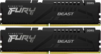 ������ DDR5 2x32GB 5600MHz Kingston KF556C40BB2K2-64 Fury Beast Black RTL PC5-44800 CL40 DIMM 288-pin 1.25� dual rank � ���������� Ret