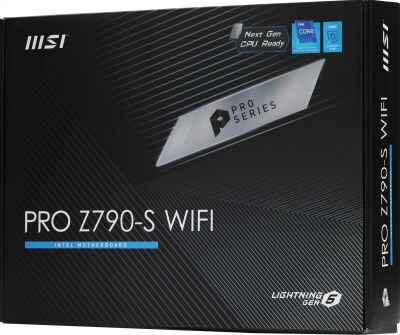 ����������� ����� MSI PRO Z790-S WIFI Soc-1700 Intel Z790 4xDDR5 ATX AC`97 8ch(7.1) 2.5Gg RAID+HDMI+DP
