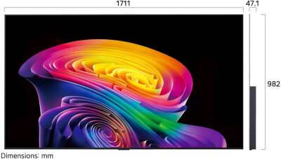 ��������� OLED LG 77" OLED77C6RLA.ARUG ������/����������� 4K Ultra HD 120Hz DVB-T DVB-T2 DVB-C DVB-S2 USB WiFi Smart TV