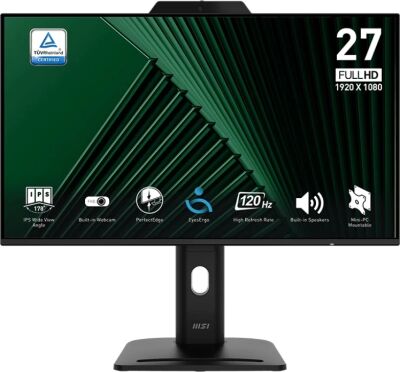 ������� MSI 27" Pro MP272PMG ������ IPS LED 16:9 HDMI M/M Cam ������� HAS Piv 300cd 178��/178�� 1920x1080 120Hz VGA DP FHD USB 3.9��