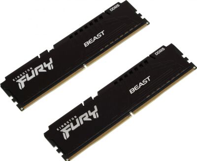 ������ DDR5 2x16GB 5600MHz Kingston KF556C40BBK2-32 Fury Beast RTL Gaming PC5-44800 CL40 DIMM 288-pin 1.25� single rank � ���������� Ret