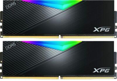 ������ DDR5 2x16GB 6000MHz A-Data AX5U6000C3016G-DCLARBK XPG Lancer RGB RTL Gaming PC5-48000 CL30 DIMM UDIMM ECC 288-pin 1.4� kit single rank � ���������� Ret
