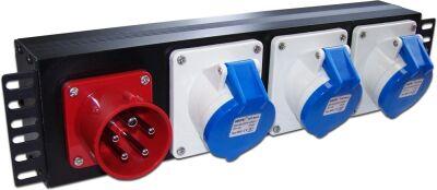 ���� ������������� ������� Lanmaster TWT-PDU-32AI9-3P ���.������. 3xIEC309 ������� 32A IEC 309