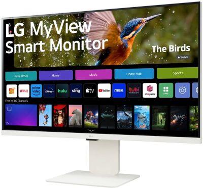 ������� LG 31.5" MyView 32SR83U-W ����� IPS LED 16:9 HDMI M/M ������� HAS 400cd 178��/178�� 3840x2160 60Hz UHD USB 7.7��