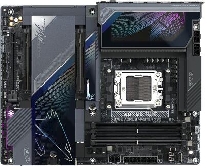 ����������� ����� Gigabyte X870E A MASTER X Socket AM5 AMD X870E 4xDDR5 ATX AC`97 8ch(7.1) 1 x 10Gigabit + 1 x 5Gigabit RAID+HDMI