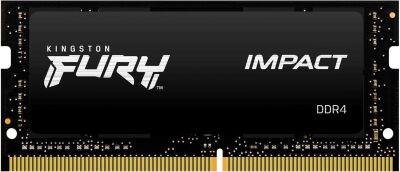 ������ DDR4 8GB 3200MHz Kingston KF432S20IB/8 Fury Impact RTL PC4-25600 CL20 SO-DIMM 260-pin 1.2� single rank Ret