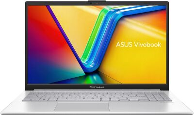 ������� Asus Vivobook Go 15 E1504FA-BQ5529 Ryzen 5 40 16Gb SSD256Gb AMD Radeon 610M 15.6" IPS FHD (1920x1080) ��� �� silver WiFi BT Cam (90NB0ZR1-M07PU0)