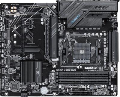 ����������� ����� Gigabyte B550 X GAMING Soc-AM4 AMD B550 4xDDR4 ATX AC`97 8ch(7.1) 2.5Gg RAID+HDMI+DP