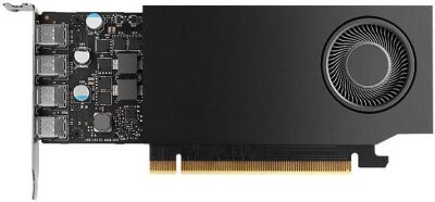 ���������� PNY PCI-E 4.0 A1000 NVIDIA RTX A1000 8Gb 128bit GDDR6 727/10000 mDPx4 HDCP oem low profile