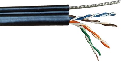 ������ �������������� Lanmaster TWT-5EUTP-OUT-TR ���.5E UTP 4 ���� 24AWG PE ������� 305� ������