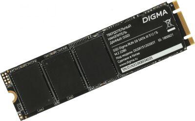 ���������� SSD Digma SATA-III 512GB DGSR1512GS93T Run S9 M.2 2280