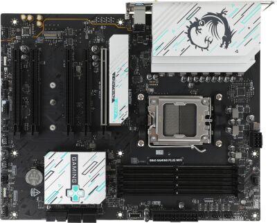 ����������� ����� MSI B840 GAMING PLUS WIFI Socket AM5 AMD B840 4xDDR5 ATX AC`97 8ch(7.1) 2.5Gg RAID+HDMI