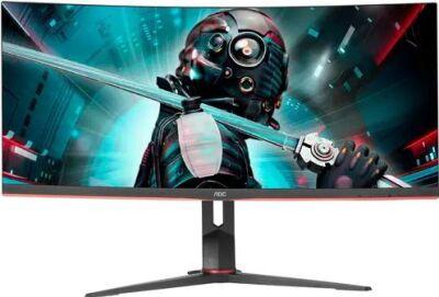  AOC 34" CU34G2X 1500R, 21:9, VA, UHD, 4ms, 300cd, 144Hz, HDMI, DP, USB, HAS