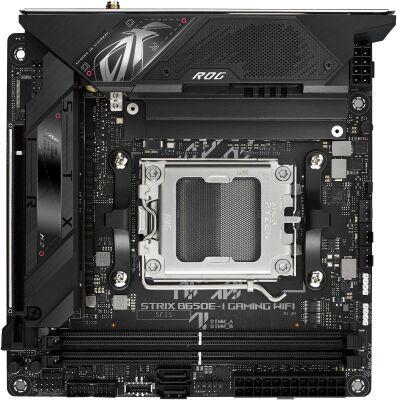 ����������� ����� Asus ROG STRIX B650E-I GAMING WIFI Socket AM5 AMD B650 2xDDR5 mini-ITX AC`97 8ch(7.1) 2.5Gg RAID+HDMI
