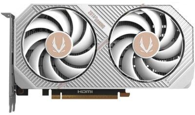 ���������� Zotac PCI-E 5.0 RTX 5050 TWIN EDGE OC WHITE ED 8GB NVIDIA GeForce RTX 5050 8Gb 128bit GDDR6 2602/20000 HDMIx1 DPx3 HDCP Ret