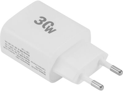 ������� ���./����. Digma DGW3D 30W 3A (PD+QC) USB-C/USB-A ������������� ����� (DGW3D0F110WH)