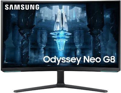 ������� Samsung 32" Odyssey Neo G8 S32BG850NMXUE ����� VA LED 16:9 HDMI ����������� HAS Piv 1000000:1 350cd 178��/178�� 3840x2160 240Hz FreeSync Premium Pro DP 4K USB 8.9��