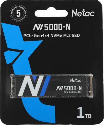 ���������� SSD Netac PCIe 4.0 x4 1TB NT01NV5000N-1T0-E4X NV5000-N M.2 2280