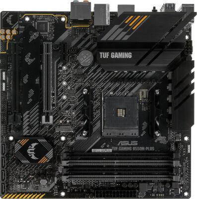 ����������� ����� Asus TUF GAMING B550M-PLUS Soc-AM4 AMD B550 4xDDR4 mATX AC`97 8ch(7.1) 2.5Gg RAID+HDMI+DP