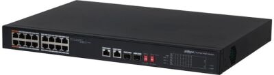 ���������� Dahua DH-S3218-16ET-135 16x100����/� 2x1����/� 2SFP 135W �����������