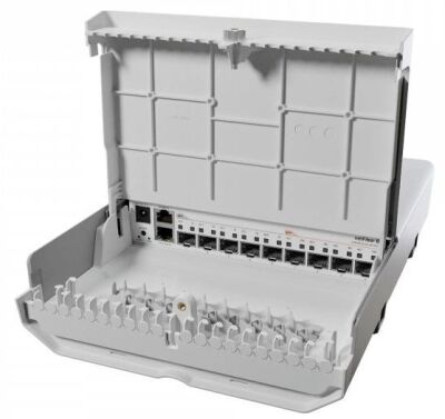 ���������� MikroTik NETFIBER 9 CRS310-1G-5S-4S+OUT (L3) 1x1����/� 5SFP 4SFP+ 57W �����������