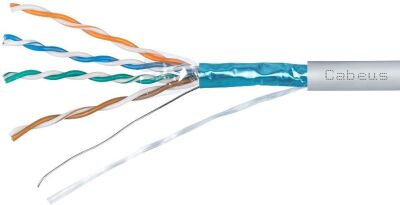 ������ Cabeus FTP-4P-CAT.5E-SOLID-LSLTX-GY ���.5E F/UTP 4 ���� PVC ���������� 305� �����