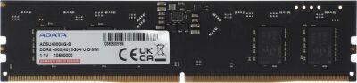 ������ DDR5 8GB 4800MHz A-Data AD5U48008G-S RTL PC5-38400 CL40 DIMM 288-pin 1.1� single rank Ret