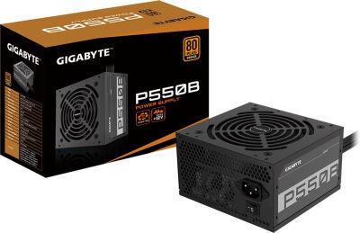 ���� ������� Gigabyte ATX 550W GP-P550B 80+ bronze (20+4pin) APFC 120mm fan 6xSATA RTL