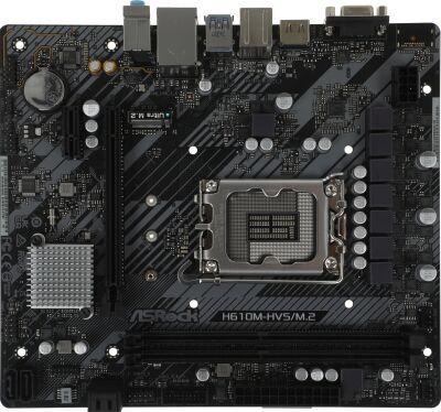 ����������� ����� Asrock H610M-HVS/M.2 R2.0 Soc-1700 Intel H610 2xDDR4 mATX AC`97 8ch(7.1) GbLAN+VGA+HDMI
