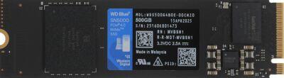 ���������� SSD WD PCIe 4.0 x4 500GB WDS500G4B0E SN5000 Blue M.2 2280