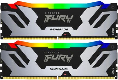 ������ DDR5 2x32GB 6400MHz Kingston KF564C32RSAK2-64 Fury Renegade XMP RGB RTL Gaming PC5-51200 CL32 DIMM 288-pin 1.4� kit dual rank � ���������� Ret