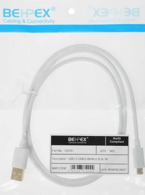 ������ 2A Square USB (m)-micro USB (m) 1� �����