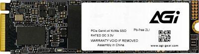 ���������� SSD AGi PCIe 4.0 x4 2TB AGI2T0G43AI818-CB AI818 M.2 2280