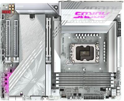 ����������� ����� Gigabyte Z890 AORUS ELITE X ICE Soc-1851 Intel Z890 4xDDR5 ATX AC`97 8ch(7.1) 2.5Gg RAID