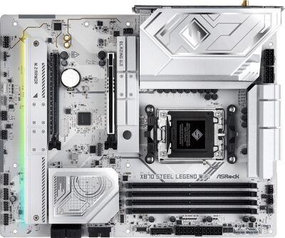 ����������� ����� Asrock X870 STEEL LEGEND WIFI Socket AM5 AMD X870 4xDDR5 ATX AC`97 8ch(7.1) 2.5Gg RAID+HDMI