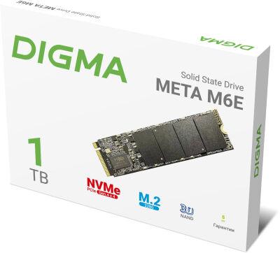 ���������� SSD Digma PCIe 4.0 x4 1TB DGSM4001TM6ET Meta M6E M.2 2280